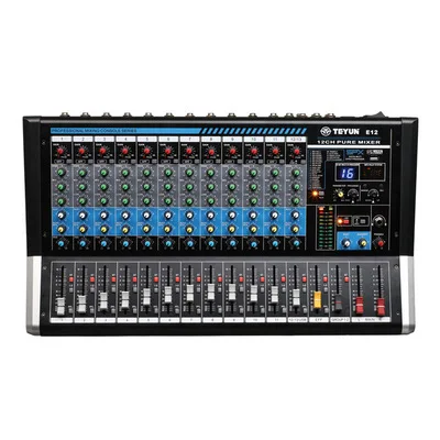 Audio Interface - TEYUN E12 Duża, profesjonalna 12-kanałowa karta
