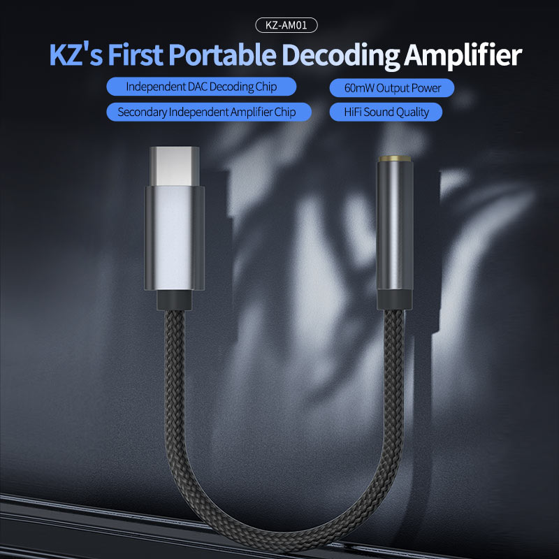 Audio Dac - KZ AM01 – adapter audio z
