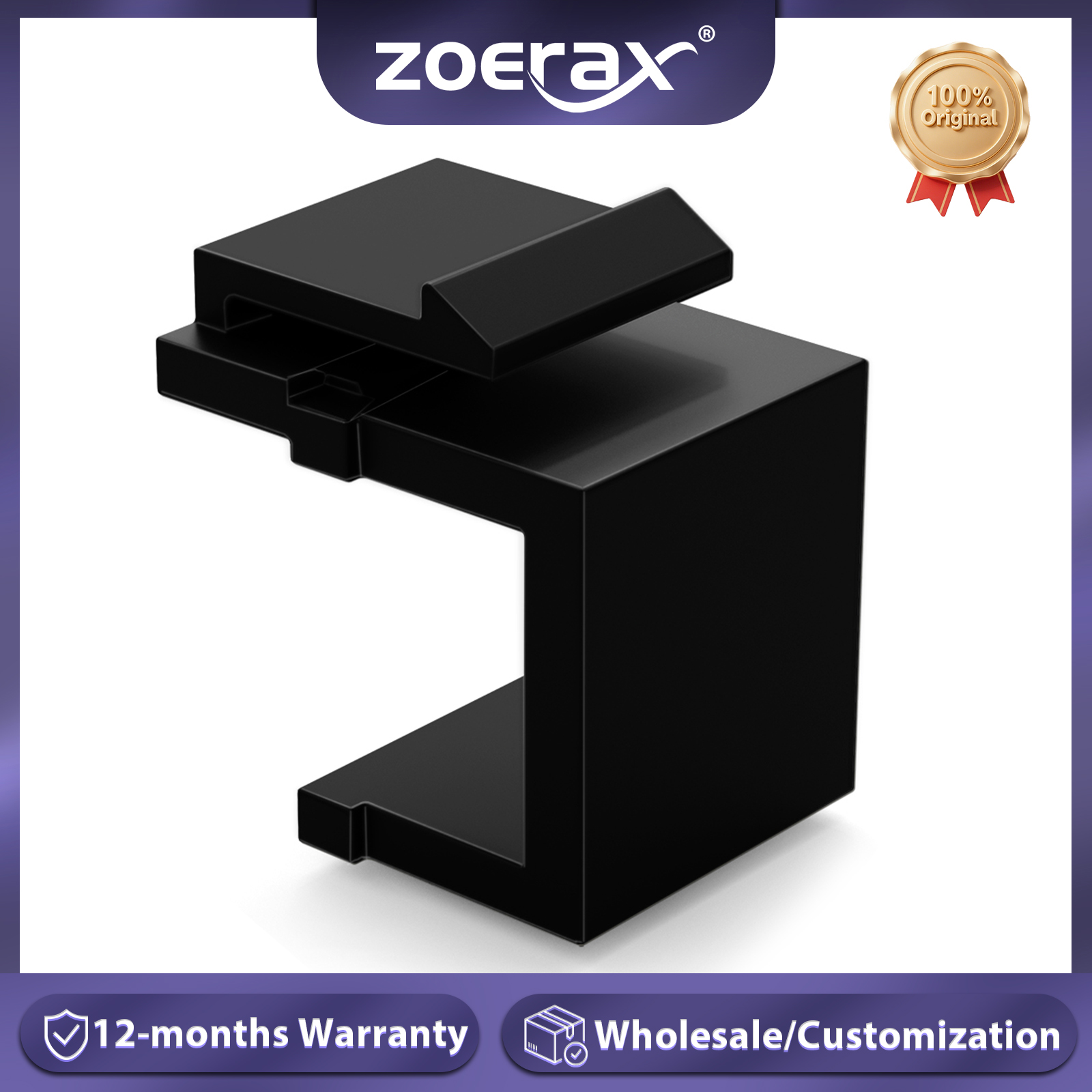 Rj45 Jack - ZoeRax 30-pak pustych wkładek Keystone Jack