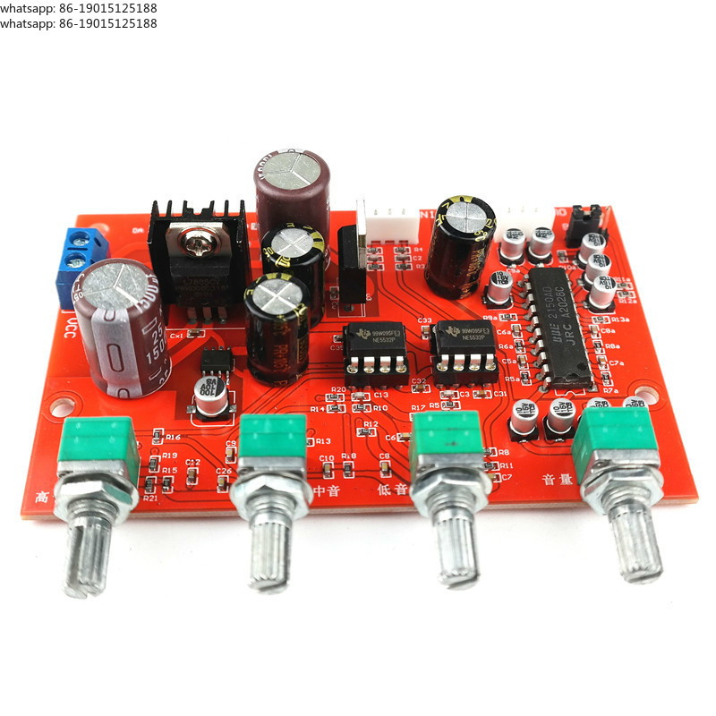 Volume Control Board - Płytka przedwzmacniacza dźwięku NE5532 z regulacją