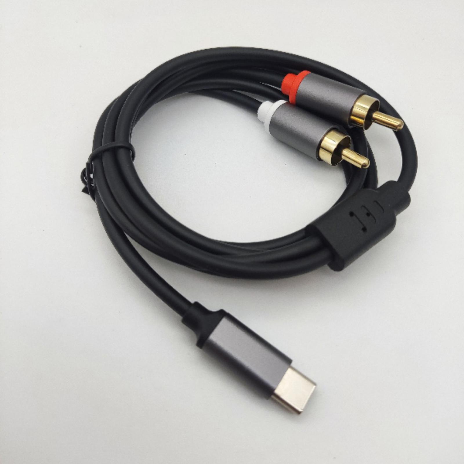 Rca Cable - Kabel audio USB-C do RCA, kabel