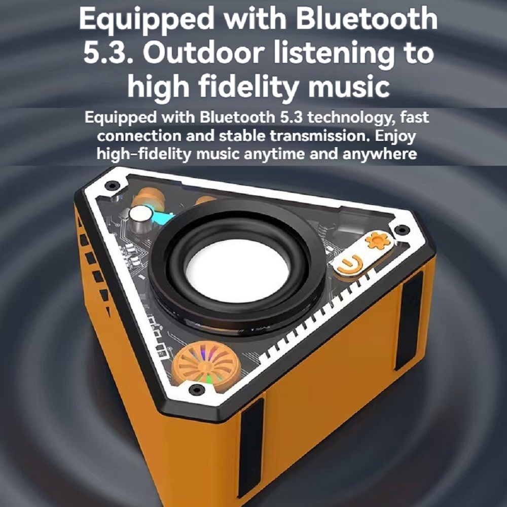 Full Range Speaker - Mini Cool Mecha Głośnik Bluetooth 500mAh
