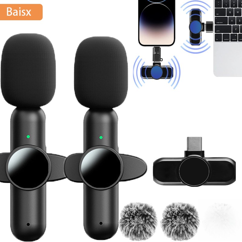 Condenser Microphone Kit - Bezprzewodowy mikrofon krawatowy do iPhone'a i