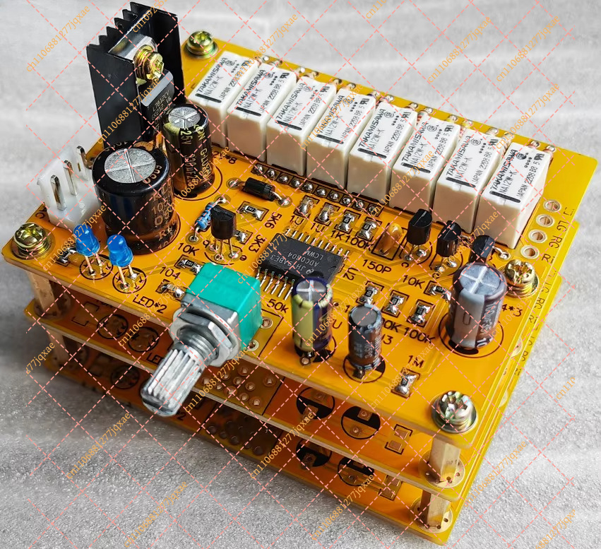 Volume Control Board - Zaawansowana płytka sterowania głośnością przekaźnikowa R2R,