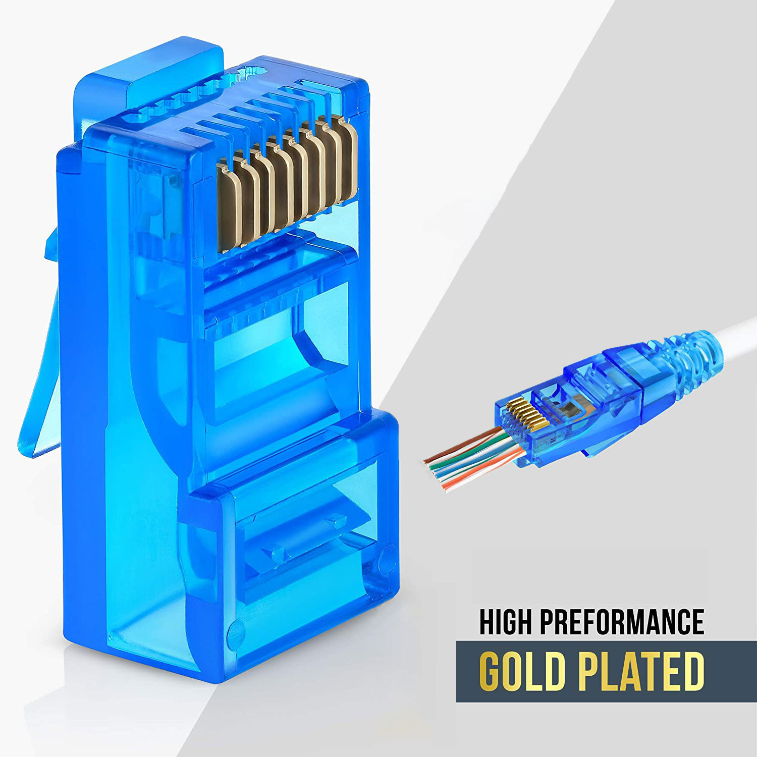 ZoeRax 100 szt. złączy RJ45 Ca – Rj45 Jack recenzja i cena