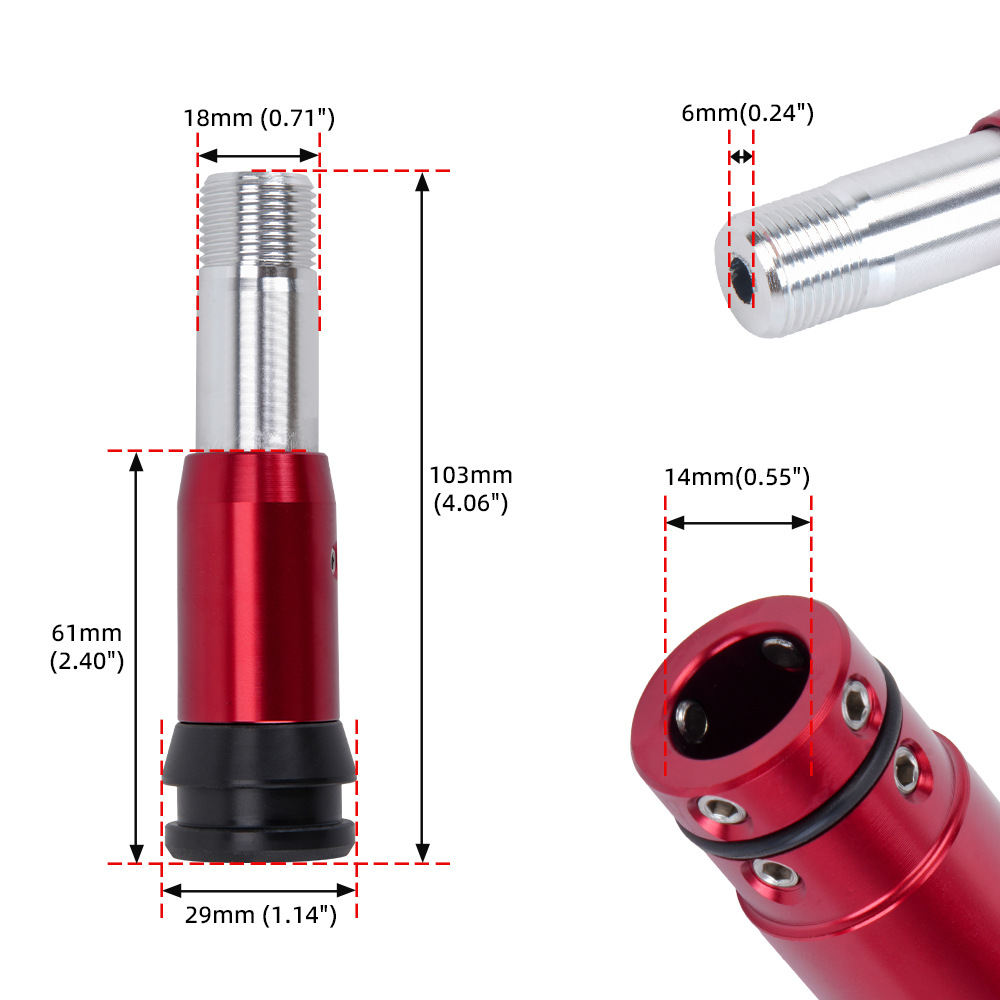 Adapter do gałki zmiany biegów – Knob Aluminum recenzja i cena