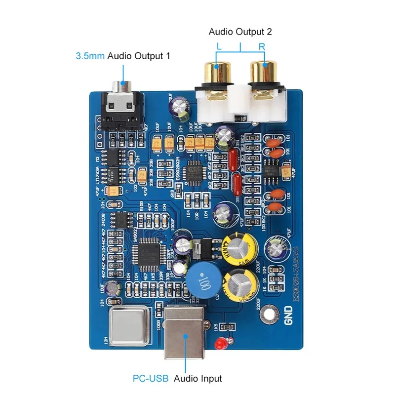 Płytka dekodera USB YJ00130 ES – Usb Sound Card recenzja i cena