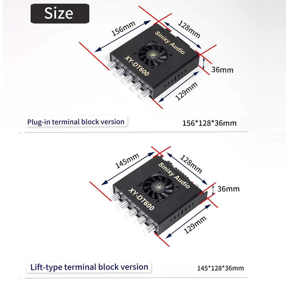 XY Dt600 2.1CH Wzmacniacz mocy – Es9018 Dac recenzja i cena