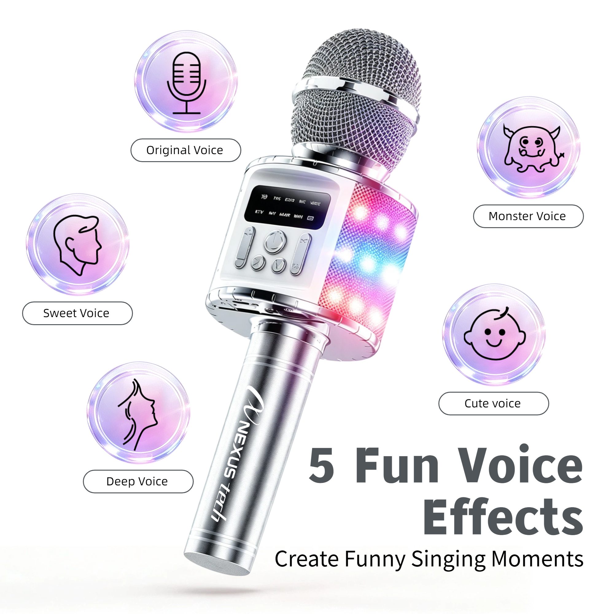 Mikrofon karaoke na Halloween, – Condenser Microphone Kit recenzja i cena