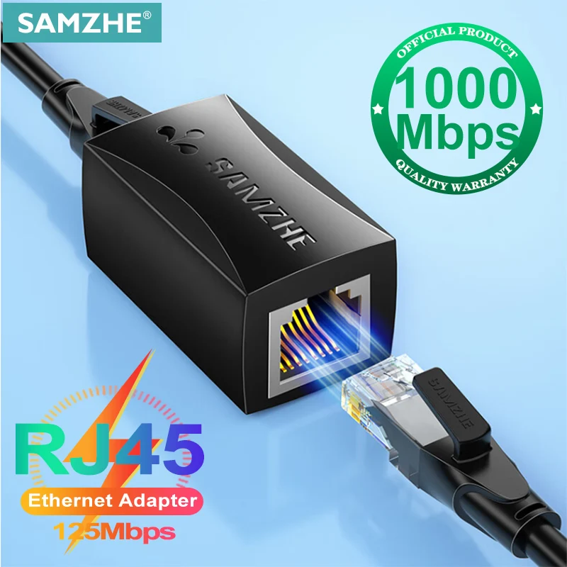 Adapter SAMZHE Ethernet 8P8C R – Rj45 Jack recenzja i cena