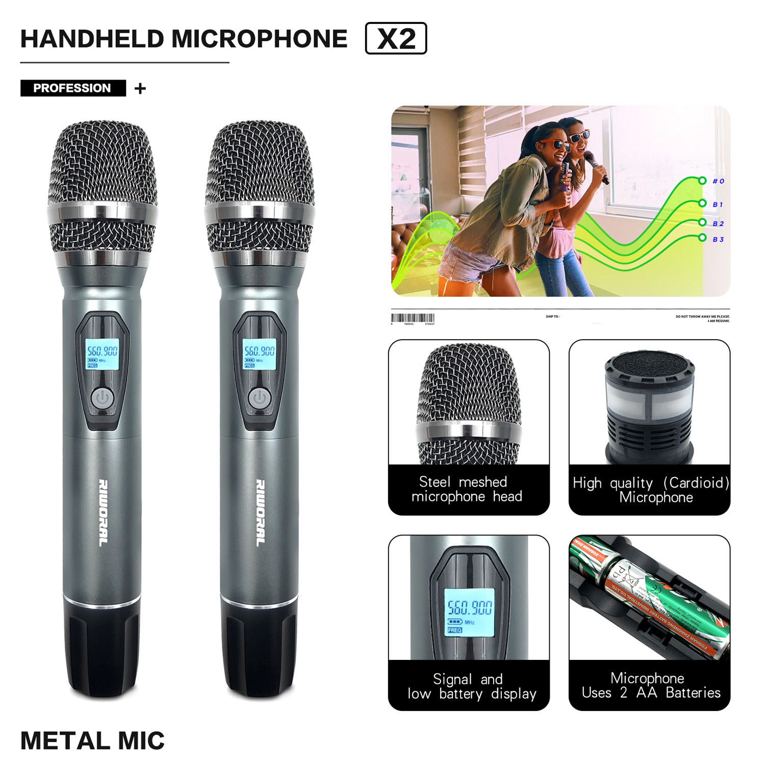 Profesjonalny bezprzewodowy mi – Condenser Microphone Kit recenzja i cena