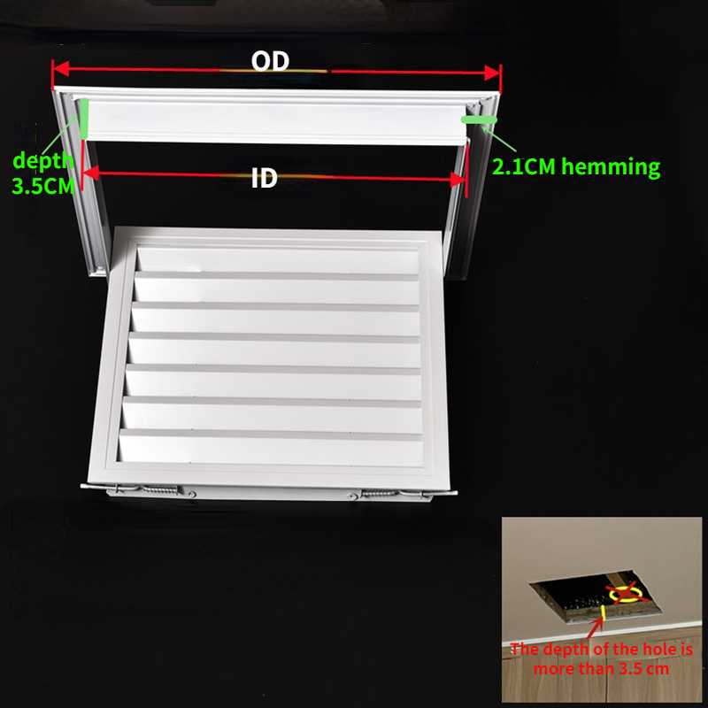 Aluminiowa przepustnica wentyl – Ventilation Grille Aluminum recenzja i cena