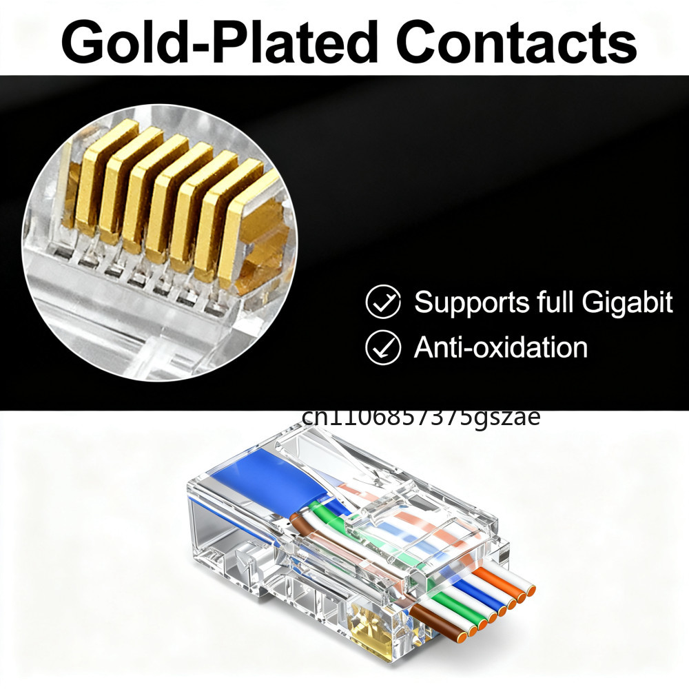 10/50/100 SZT. Złącze RJ45 CAT – Rj45 Jack recenzja i cena