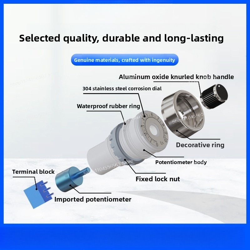 Potencjometr 8055S, odporny na – Potentiometer 10K recenzja i cena