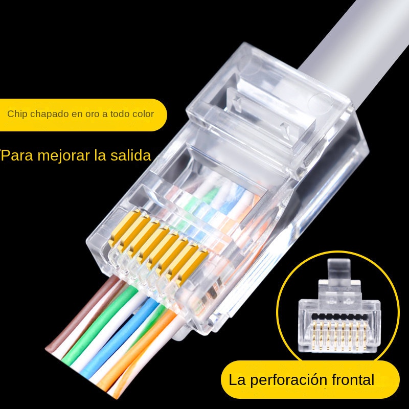 100 szt. Złącze RJ45 Cat6 Cat6 – Rj45 Jack recenzja i cena